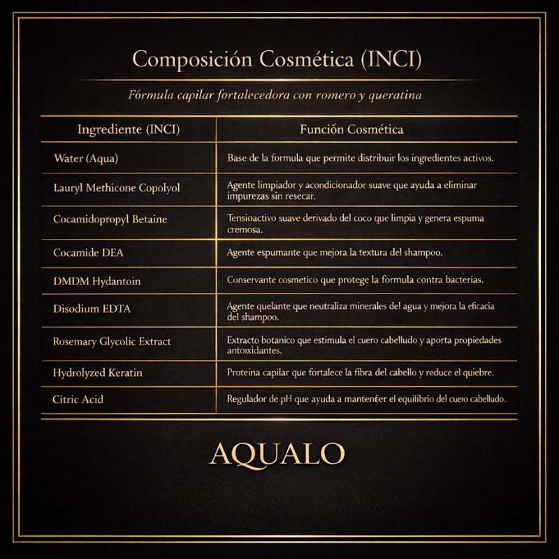 AQUALO™ Shampoo Anticaída y Crecimiento
