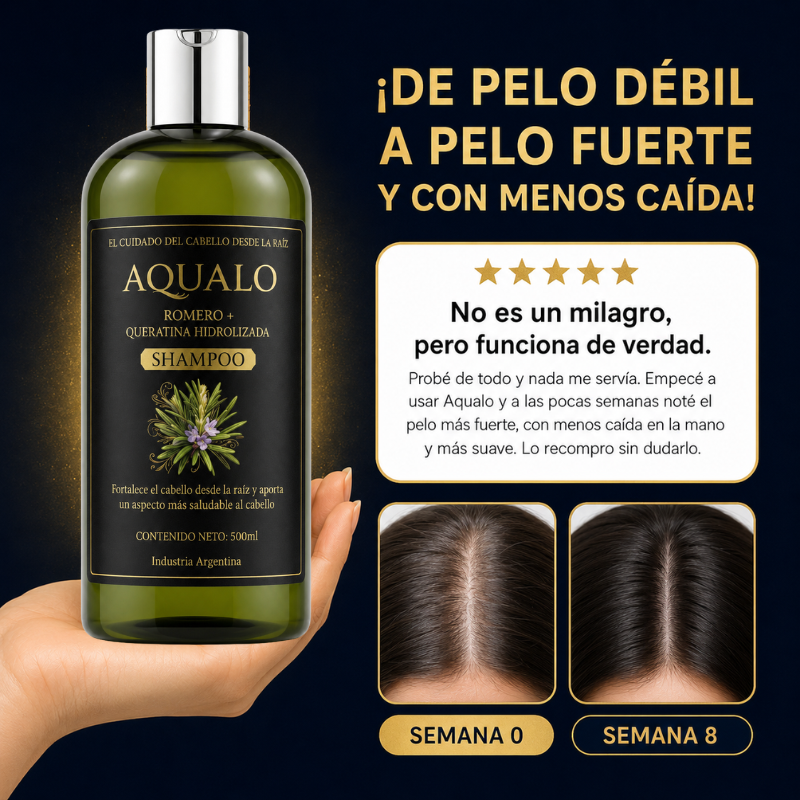 AQUALO™ Shampoo Anticaída y Crecimiento - Suscripción