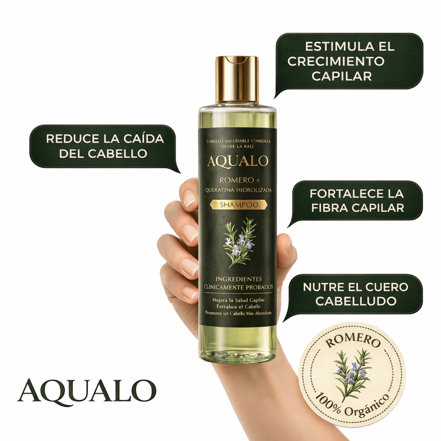 AQUALO™ Shampoo Anticaída y Crecimiento