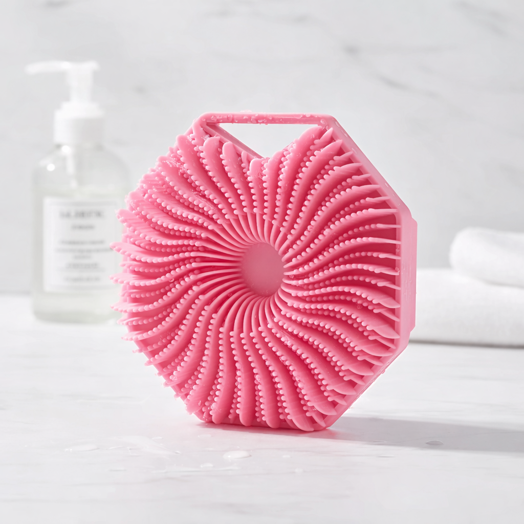 Esponja De Baño Silicona Exfoliante Corporal