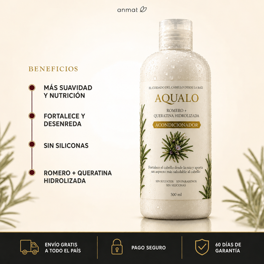 AQUALO™ Acondicionador Anticaída y Fortalecimiento - 500ml