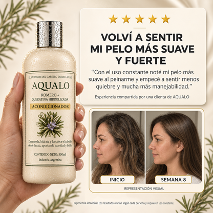 AQUALO™ Acondicionador Anticaída y Fortalecimiento - 500ml