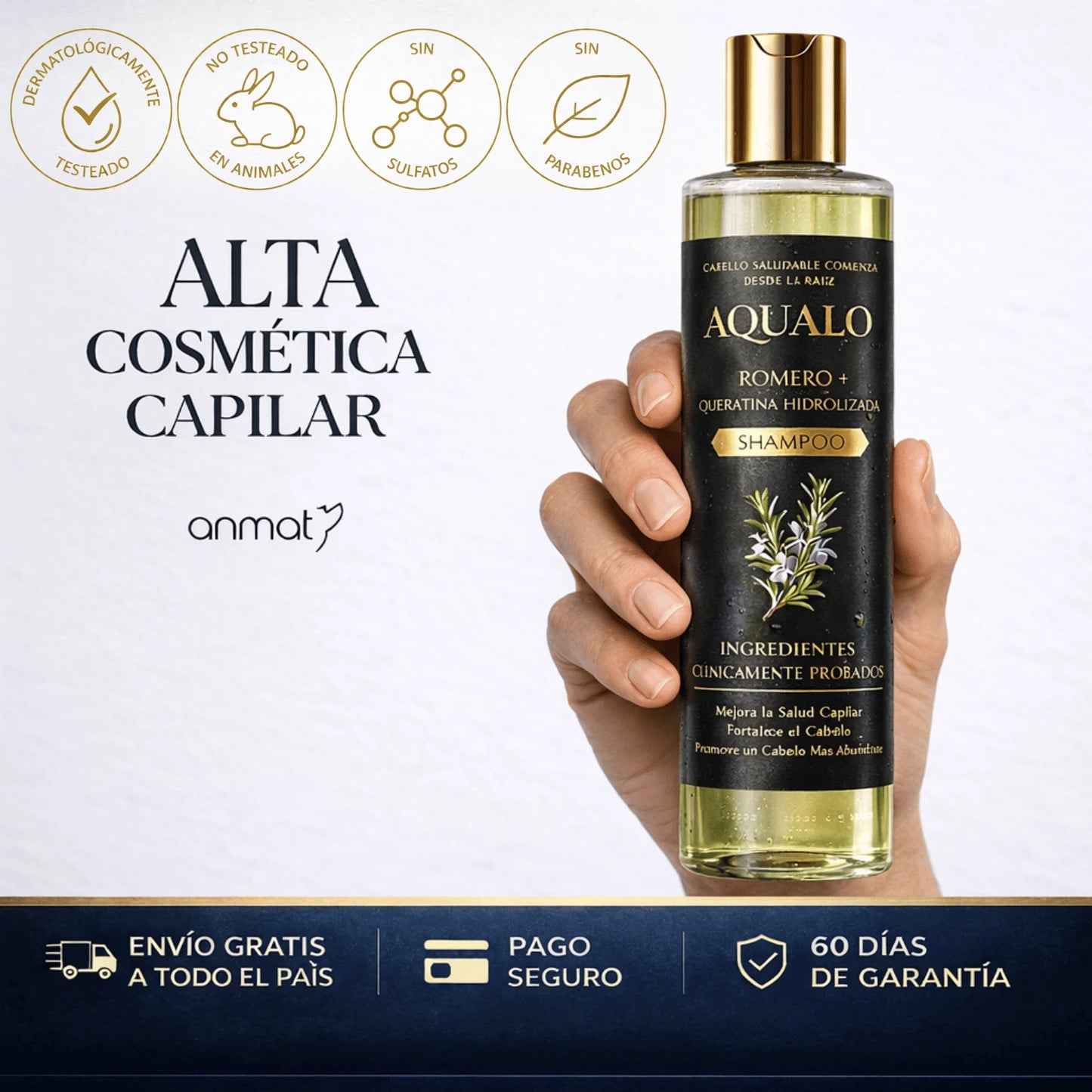 AQUALO™ Shampoo Anticaída y Crecimiento